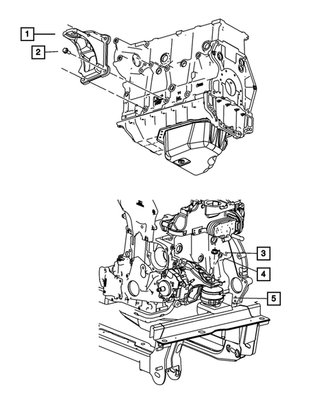 Engine Mounting for 2008 Dodge Nitro #1