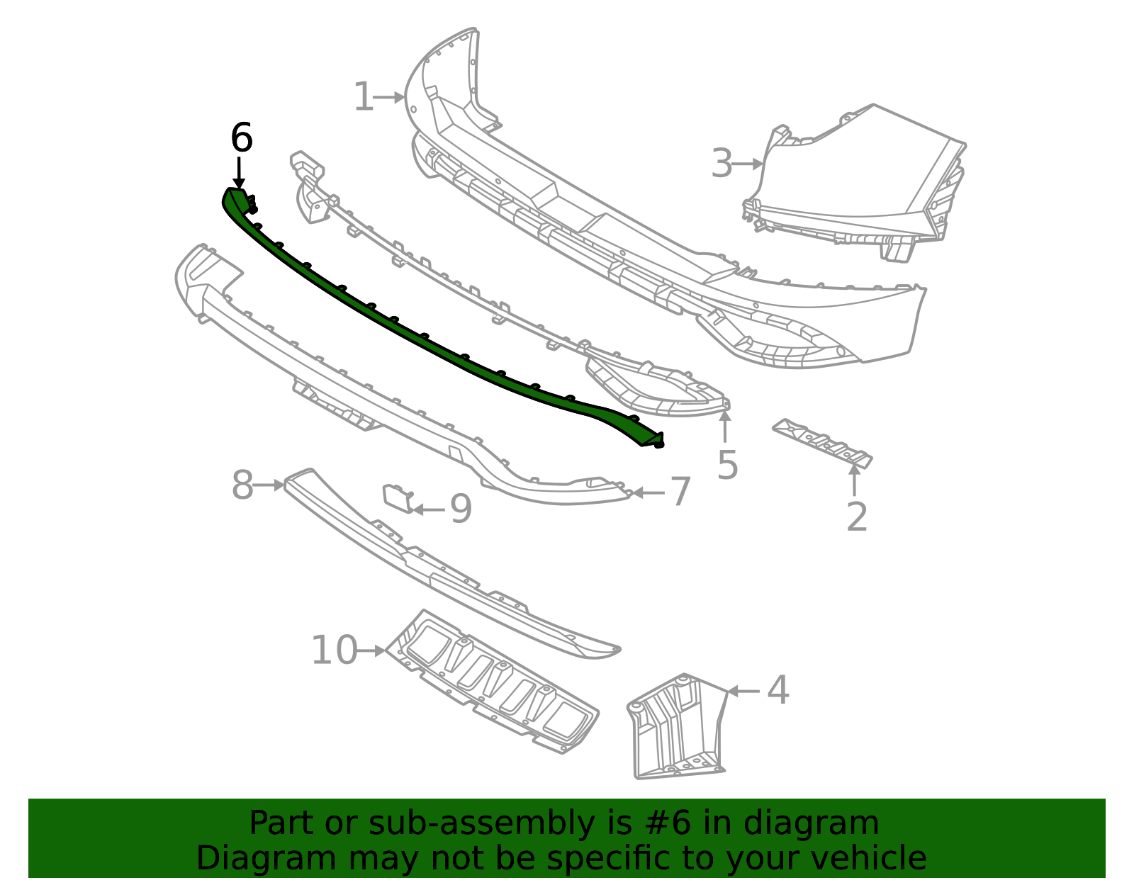 Genuine Molding for 2025 Hyundai Tucson | Part# 86696-N9GA0