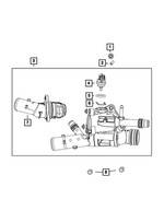 6514179AA - Cooling: Hex Nut for Mopar Image image