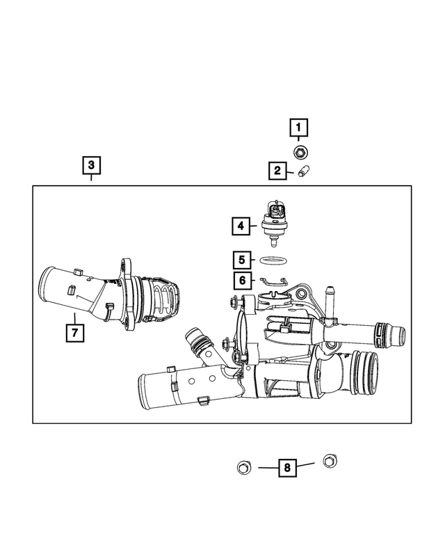 68729705AA - : Sensor O Ring for Mopar Image