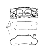 68060702AD - : Instrument Panel Cluster for Jeep: Wrangler Image