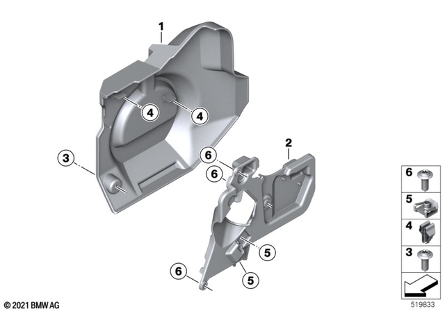 46639445292 - : Cover Electric Motor for BMW-Motorrad Image