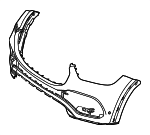 16788500109999 - Body: Bumper Cover for Mercedes-Benz Image
