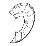 8J0615311 - : Splash Shield for Audi: TT, TT Quattro, TTS Quattro Image