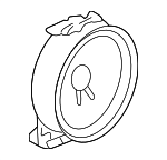 39120SDAA12 - Body: Speaker for Honda: Accord, Civic, Ridgeline Image