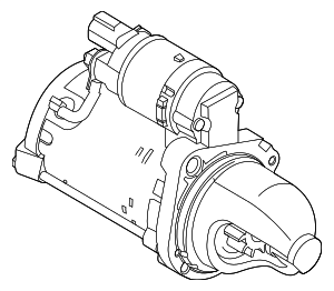 361002S010 - Electrical: Starter for Kia: K5, Sorento, Sportage, Stinger Image