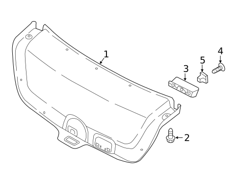 Interior Trim - Trunk for 2018 Hyundai Elantra #0
