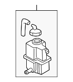 B6BF15350B - Cooling System: Reservoir Assembly for Mazda: Protege, Protege5 Image