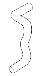 ZL0115185A - : 1999-2001 Mazda Protege - Lower Hose for Mazda: Protege Image