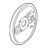 18025206 - Brakes: Backing Plate for Buick: Century, Regal | Chevrolet: Lumina, Lumina APV, Monte Carlo, Venture | Oldsmobile: Cutlass Ciera, Cutlass Cruiser, Intrigue, Silhouette | Pontiac: Grand Prix, Montana, Trans Sport Image