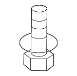 GG2M516H9A - Electrical: Bracket Screw for Mazda Image