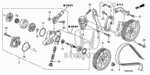 56123R70A11 - Engine: JOINT, IN. for Honda Image