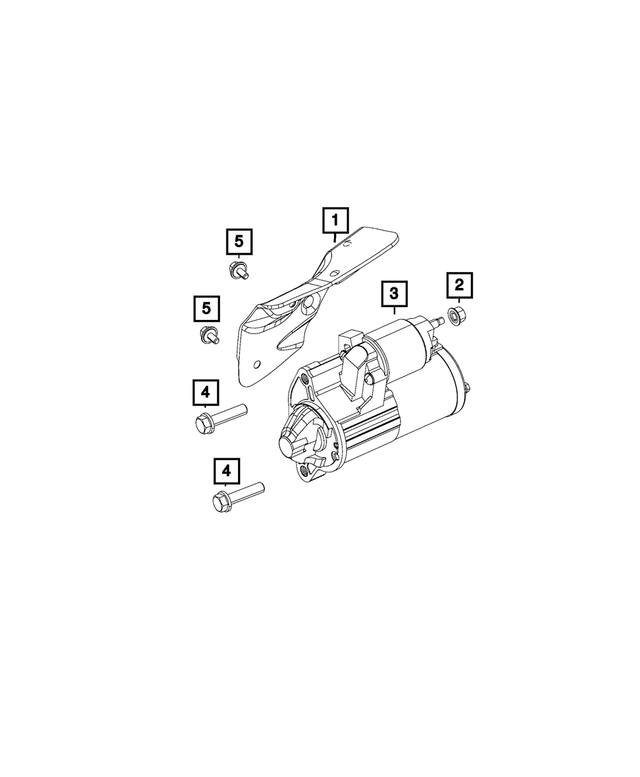 68371509AA - Electrical: Starter Shield for Mopar Image