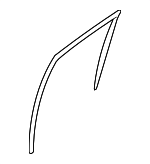 8F9Z7425766A - Body: Run Channel for Ford: Freestyle, Taurus X Image