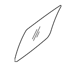 8A4Z7425712A - Body: Door Glass for Ford: Taurus X Image