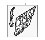 8F9Z7427009A - Body: Window Regulator for Ford: Freestyle, Taurus X Image