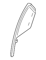 8A4Z7426871A - Body: Fixed Glass for Ford: Taurus X Image