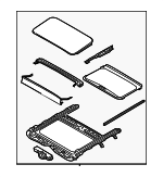 816001W000HCS - Body: Sunroof Assembly for Kia Image