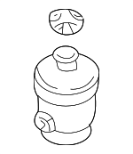 5717626000 - Steering: Power Steering Reservoir for Hyundai Image