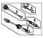 49701NI000 - Suspension: Axle Assembly for Hyundai Image