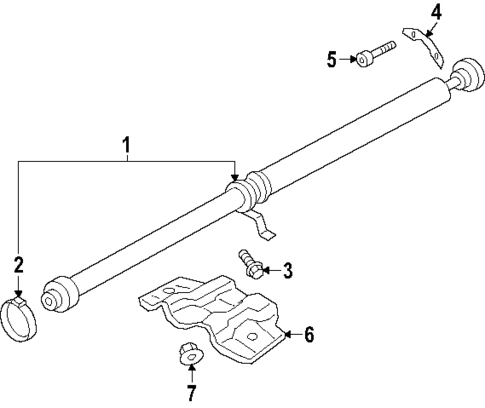 Drive Shaft for 2024 Porsche Cayenne #0