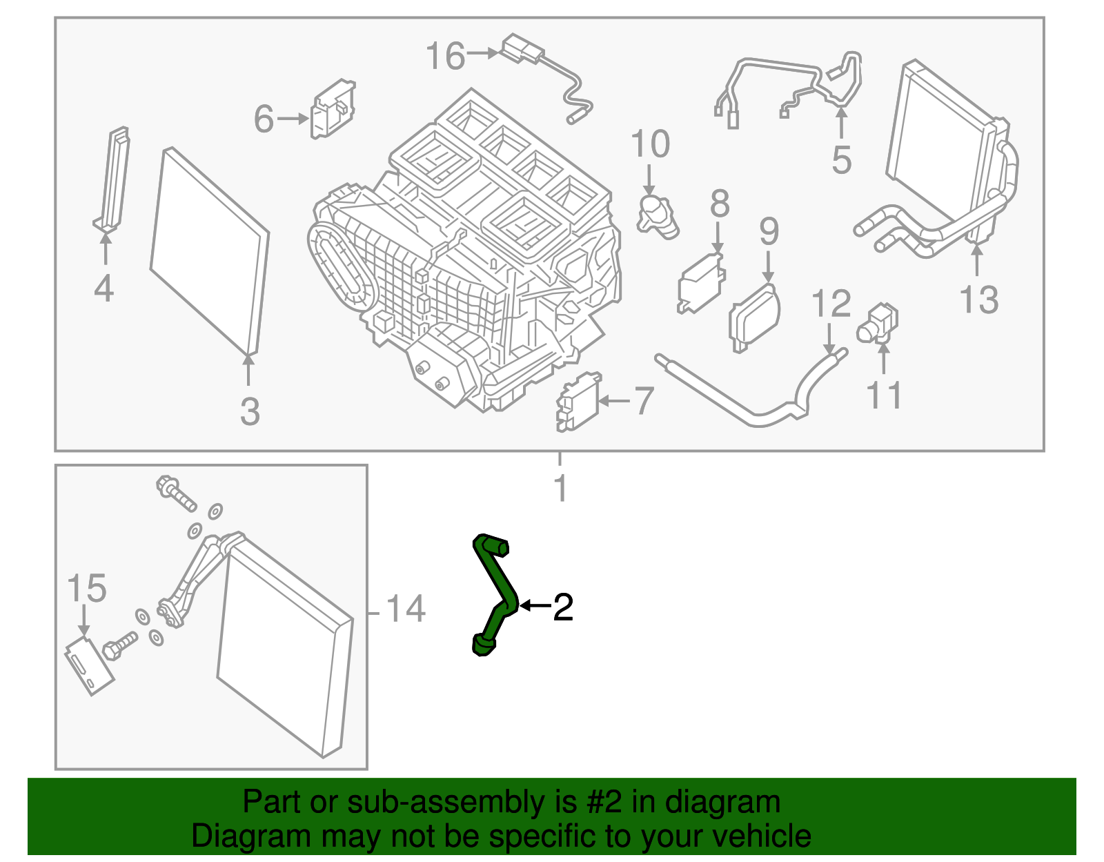 Drain Hose - Nissan (92590-9HA0C)