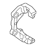 3B0615125 - Brakes: Carrier for Volkswagen: Beetle, Golf, Jetta, Passat Image