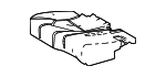 716110E280 - Body: Seat Cushion Pad for Lexus: TX350, TX500h, TX550h+ Image