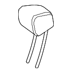 25397026008S40 - Body: Headrest for Mercedes-Benz Image
