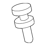 90602SX0003 - Body: Seal To Hood Clip for Honda: Accord, Accord Crosstour, Civic, Crosstour, Element, Fit, Insight, Pilot, Prelude, Ridgeline, S2000 Image