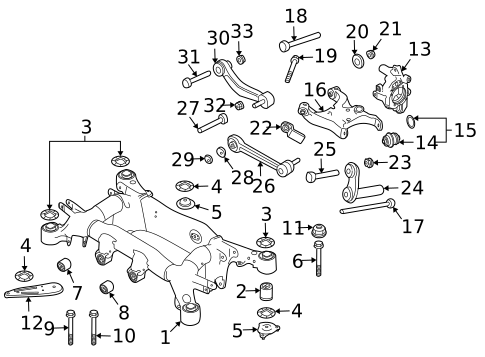 Rear Suspension for 2006 BMW 650i #0