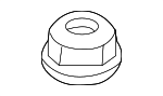 33326760380 - Suspension: Suspension Cross-member Nut for BMW: 525i, 525xi, 528i, 528i xDrive, 528xi, 530i, 530xi, 535i, 535i xDrive, 535xi, 540i, 545i, 550i, 645Ci, 650i, 740i, 740iL, 745i, 745Li, 750i, 750iL, 750Li, 760i, 760Li, Alpina B7, M2, M4, M5, M6, X3, X4, X5, X6 Image