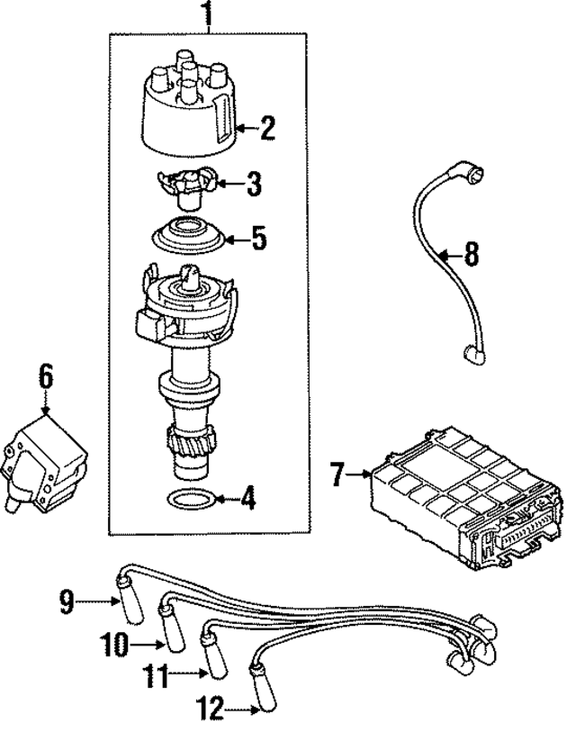 N10316601 - : Ignition Coil Lead Wire for Volkswagen Image