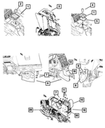 WX68DK7AA - Interior Trim: Rivet for Mopar Image