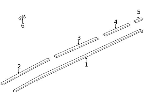 Exterior Trim - Roof for 1999 Honda Odyssey #0