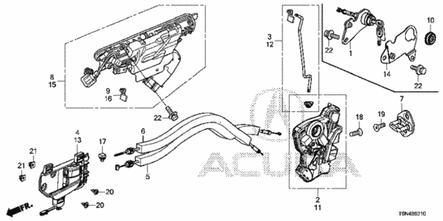 Door Locks - Outer Handle for 2017 Acura NSX #0