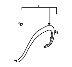 938289Z307 - Body: Wheel Flare for Nissan Image