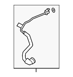 11539896891 - Cooling System: Return Line for BMW: 750i xDrive, M850i xDrive, M850i xDrive Gran Coupe, X5, X6, X7 Image
