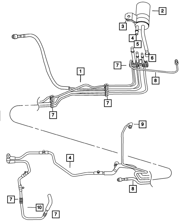 5290090AE - Fuel: Fuel Supply And Vapor Lines Bundle for Mopar Image image