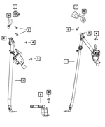 6509931AA - Restraints: Shoulder Pan Head Screw for Mopar Image image