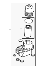 LR124259 - Engine: Filter Assembly for Land Rover: Discovery, Range Rover, Range Rover Sport Image