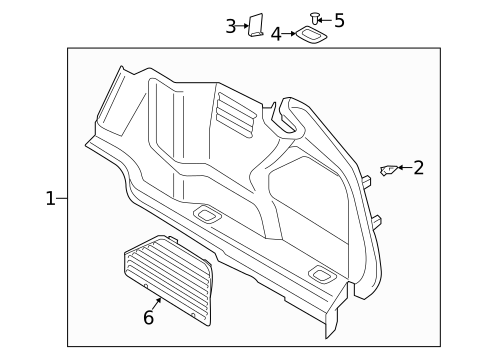 Interior Trim - Rear Body for 2023 Audi A8 Quattro #3
