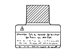 MB134379 - Body: Air Bag Label for Mitsubishi: Lancer, Outlander Image