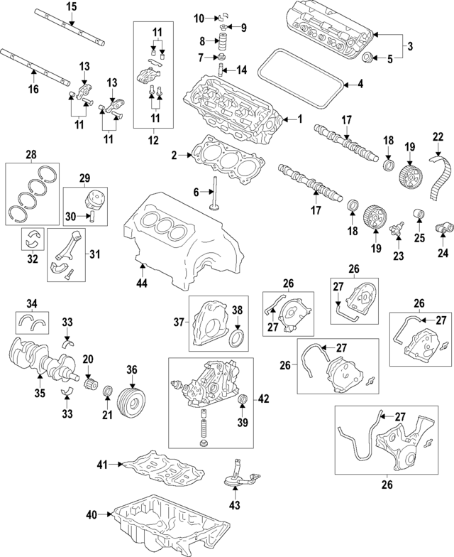 12204PJ7305 - Engine: Engine Valve Guide for Honda Image