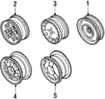 8941529161 - : Wheel, Alloy for Isuzu Image