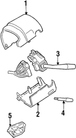 F6XZ3530AAH - Steering: Upper Cover for Mercury: Villager Image