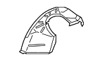 98150155200GRV - Body: Inner Wheelhouse for Porsche: Boxster, Cayman Image