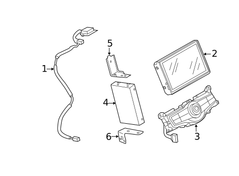 Navigation System Components for 2012 INFINITI QX56 #0