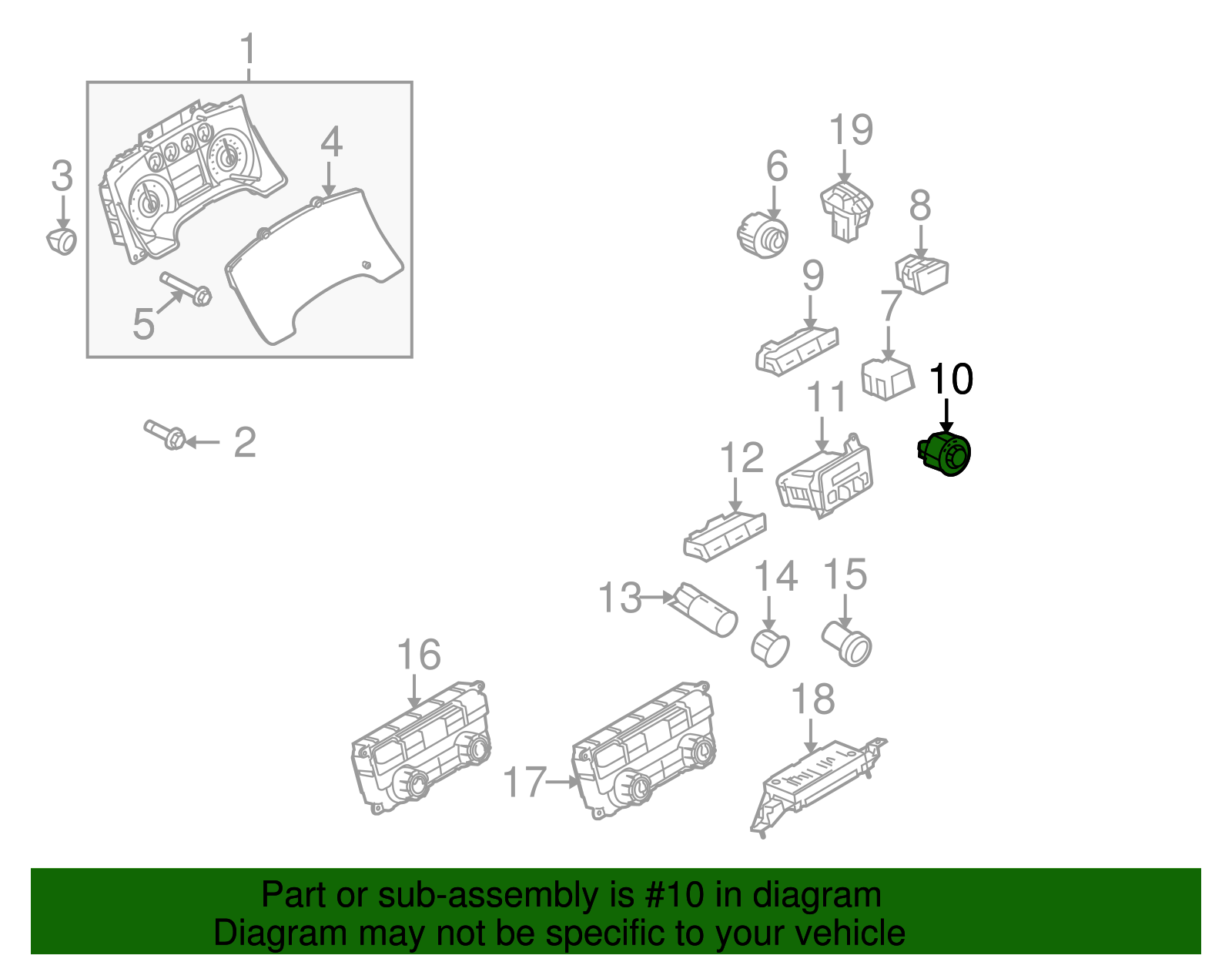 deinenschatzページ★3点 2012-2017 Ford Switch CL3Z-14B166-DA | TascaParts.com