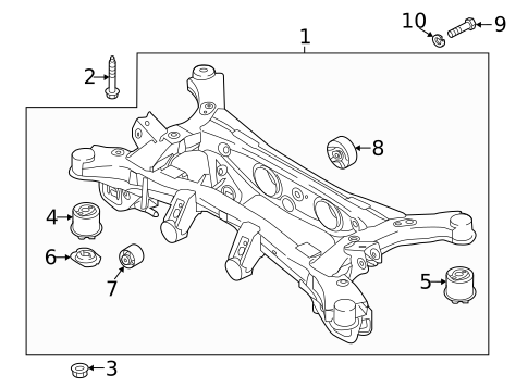 Suspension Mounting for 2023 Kia Sportage #2